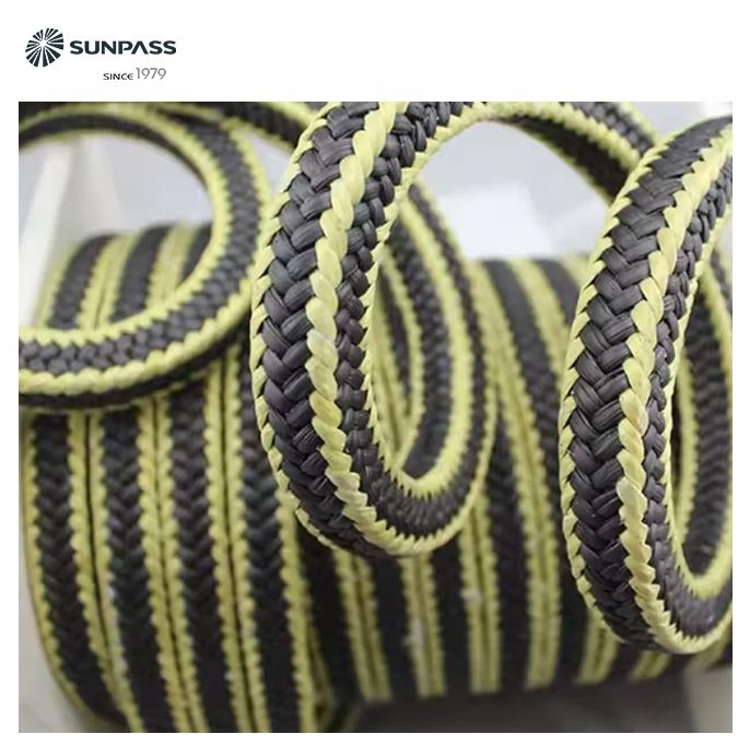 Kevlar/Aramid Fiber Corner Graphite PTFE Packing